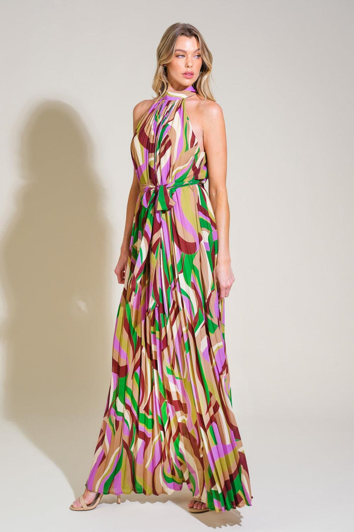 AS TIME GOES BY WOVEN MAXI DRESS