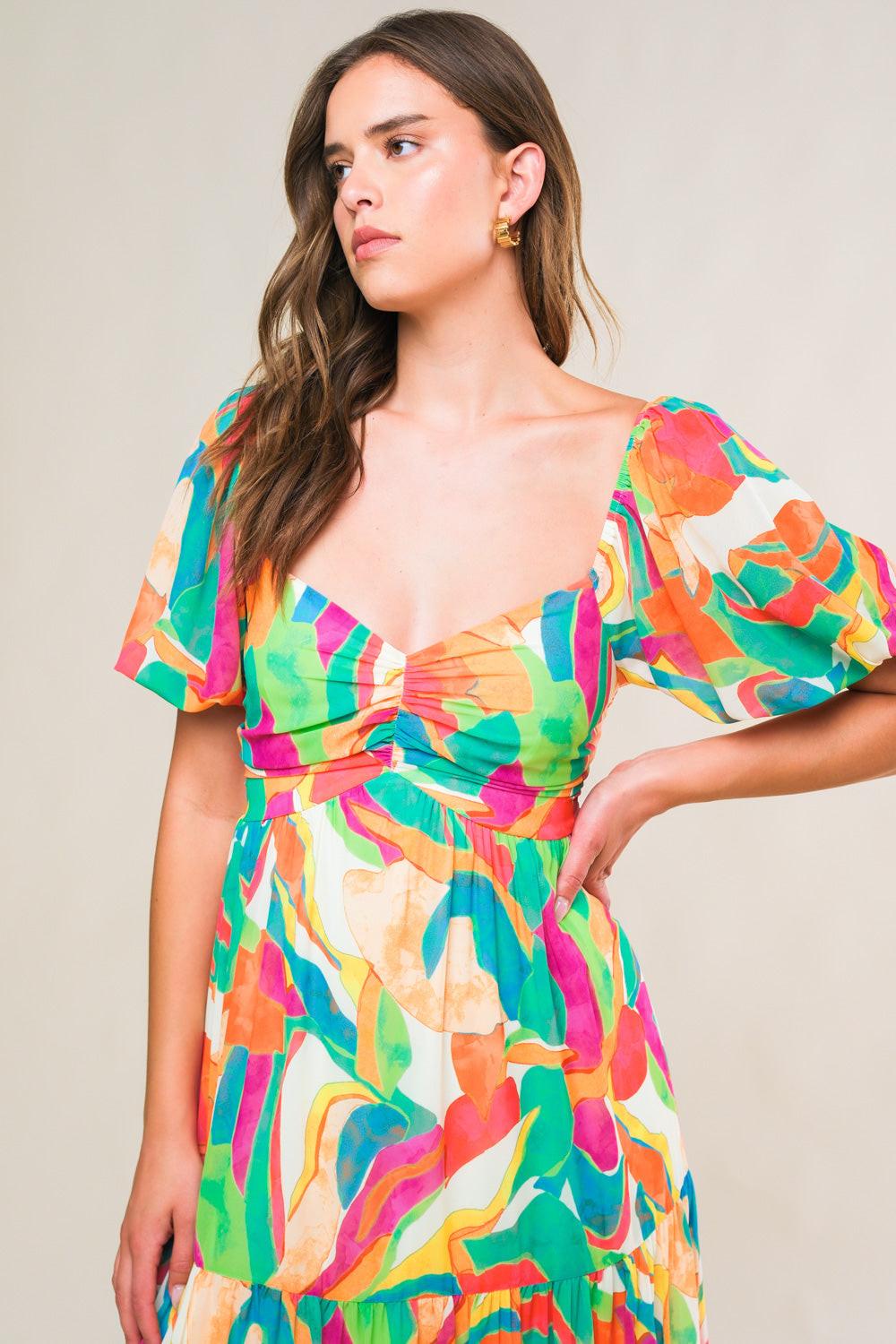 Exceptional Expression Woven Maxi Dress from KADOU Boutique