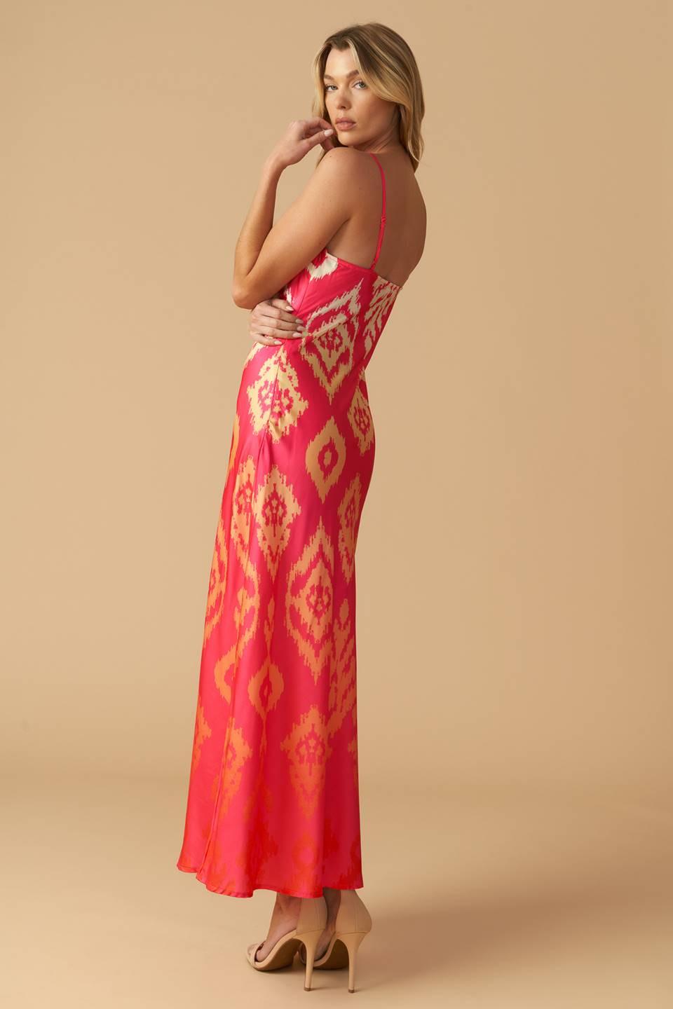 Diamond Girl Woven Slip Dress from KADOU Boutique
