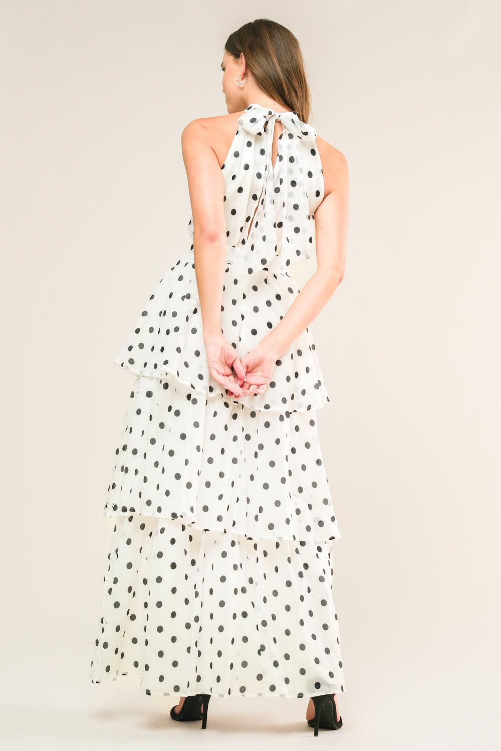 Along the Shoreline Woven Maxi Dress from KADOU Boutique