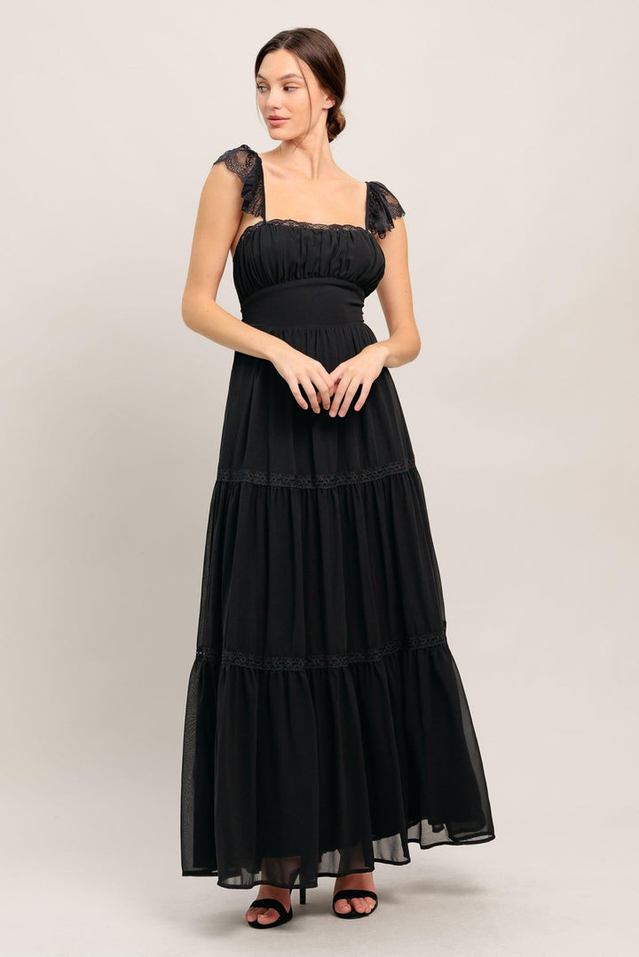 Forgotten Romance Woven Maxi Dress from KADOU Boutique