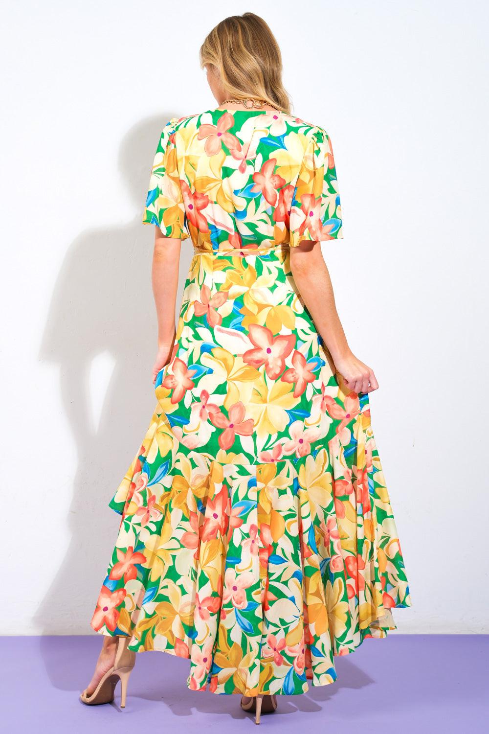 Elaborate Charm Woven Hi-Lo Dress from KADOU Boutique