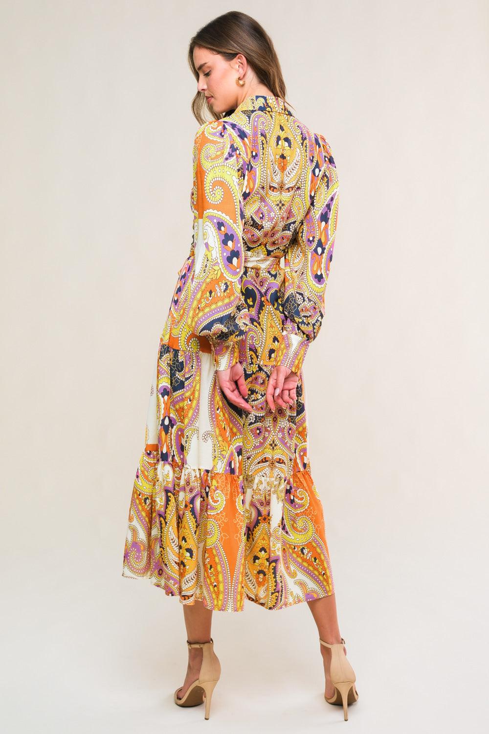 Aesthetic Pose Woven Midi Dress from KADOU Boutique