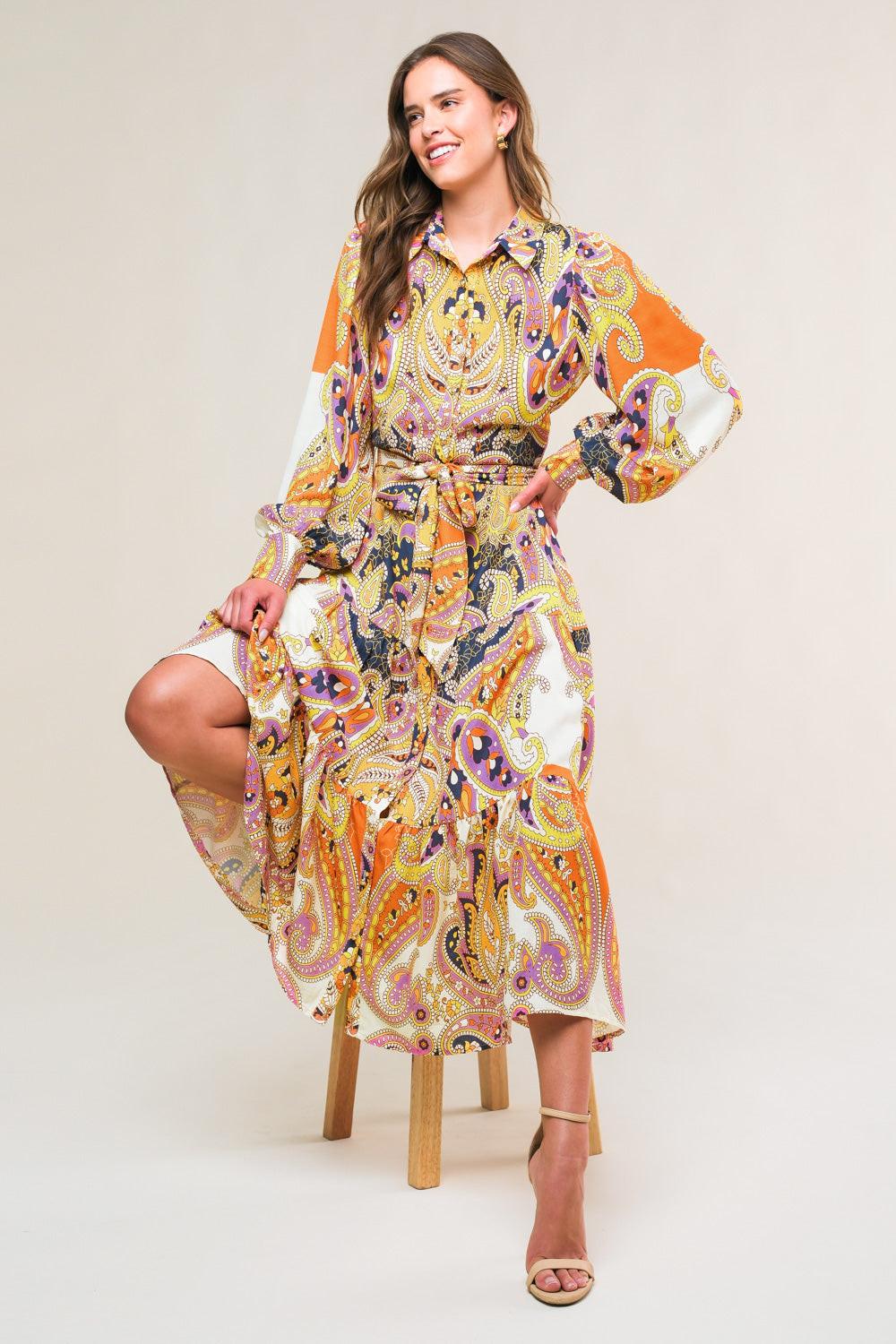 Aesthetic Pose Woven Midi Dress from KADOU Boutique