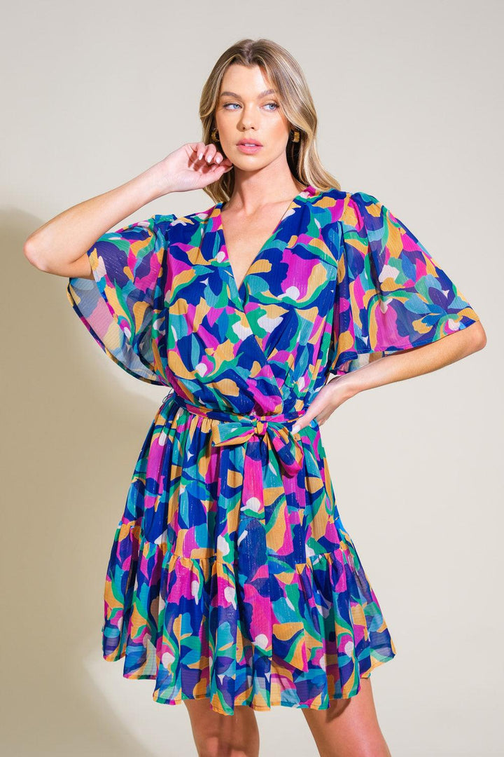 Think Of Me Woven Mini Dress from KADOU Boutique