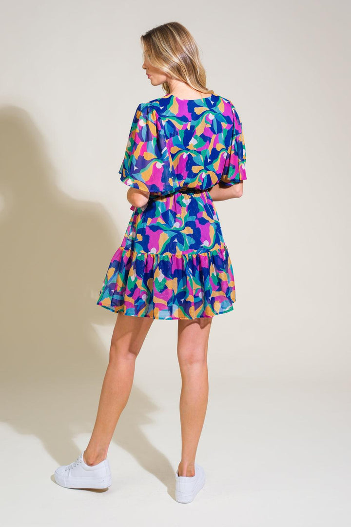 Think Of Me Woven Mini Dress from KADOU Boutique