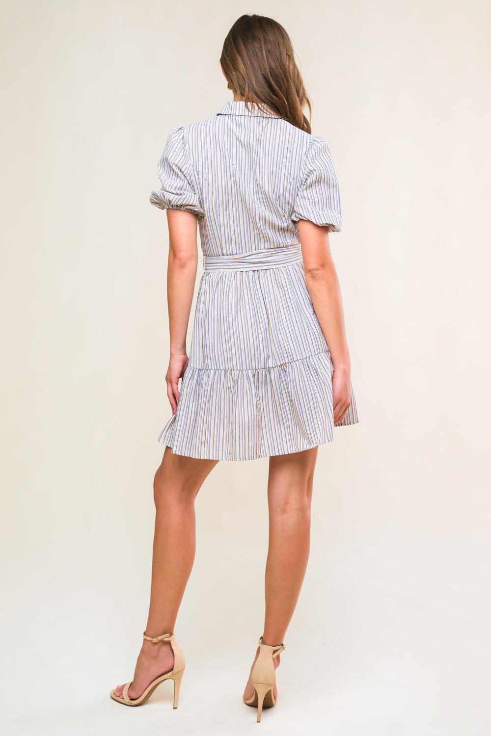 Adorable Presence Woven Mini Dress from KADOU Boutique