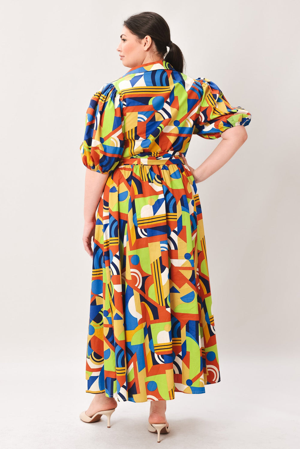 Saturday Feelings Woven Midi Dress from KADOU Boutique