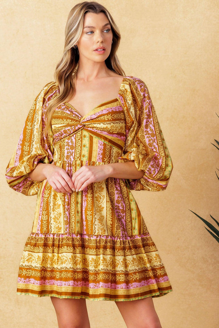 All My Pride Woven Mini Dress from KADOU Boutique