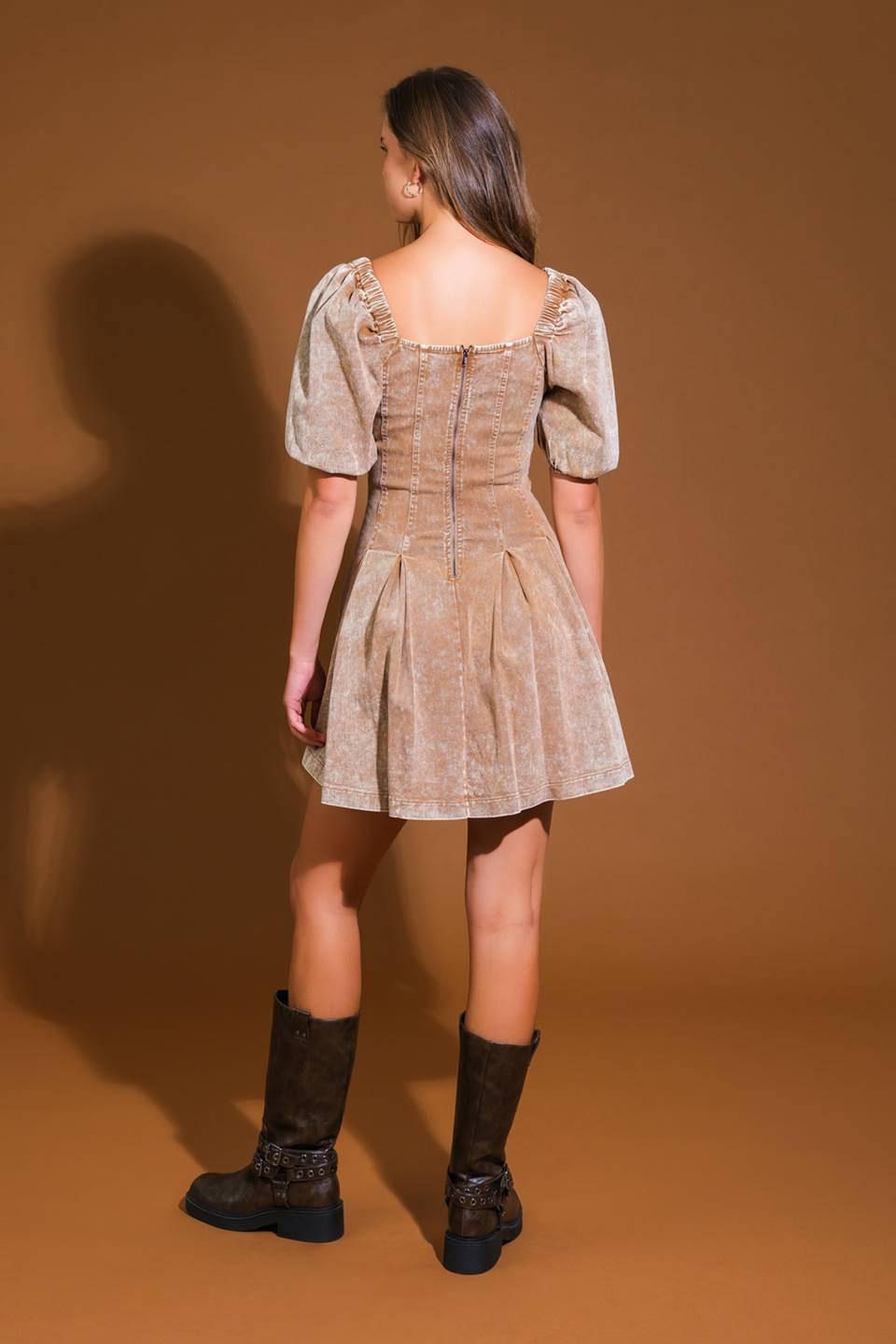 Urban Sophistication Twill Mini Dress from KADOU Boutique