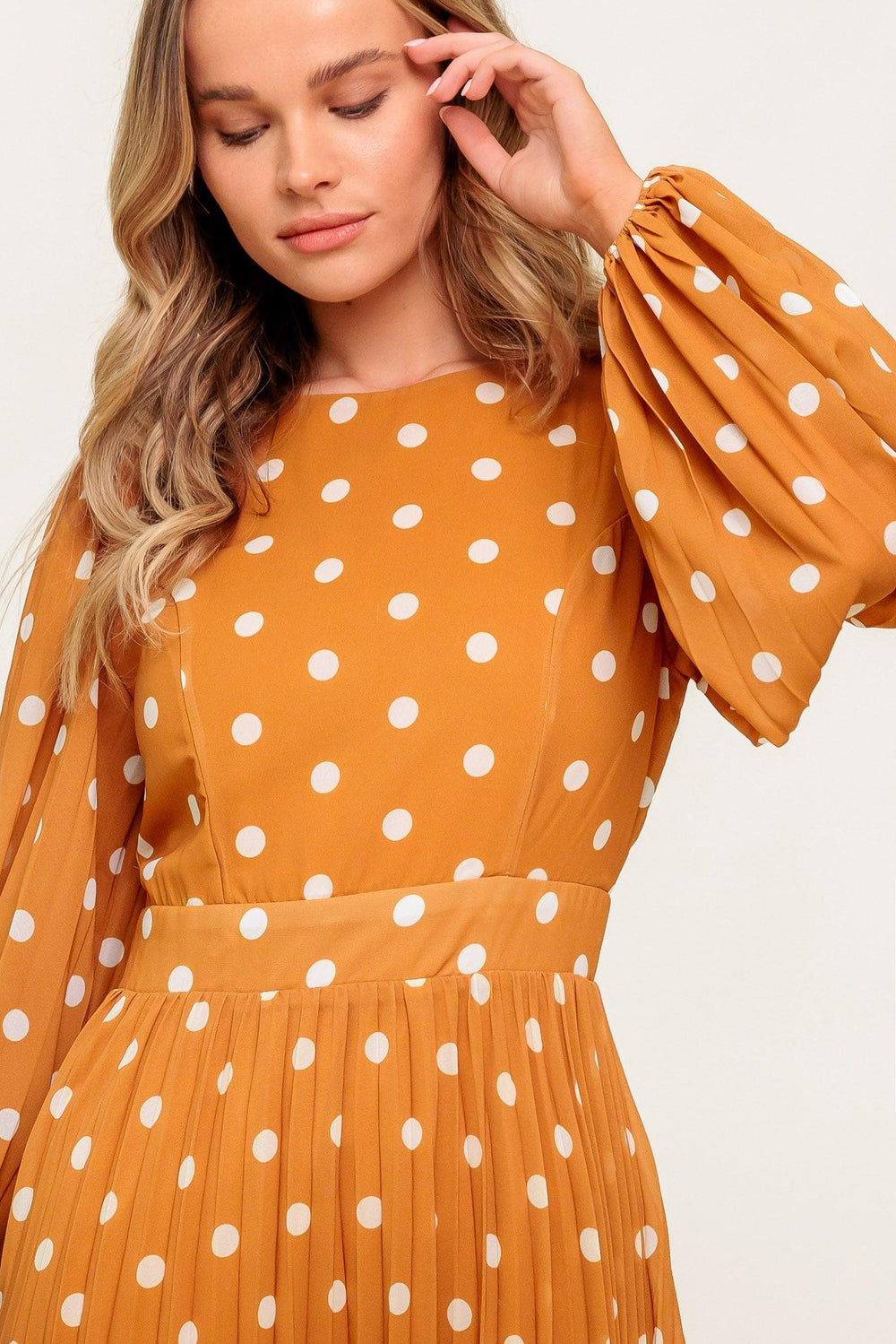 Moment Maker Woven Midi Dress from KADOU Boutique