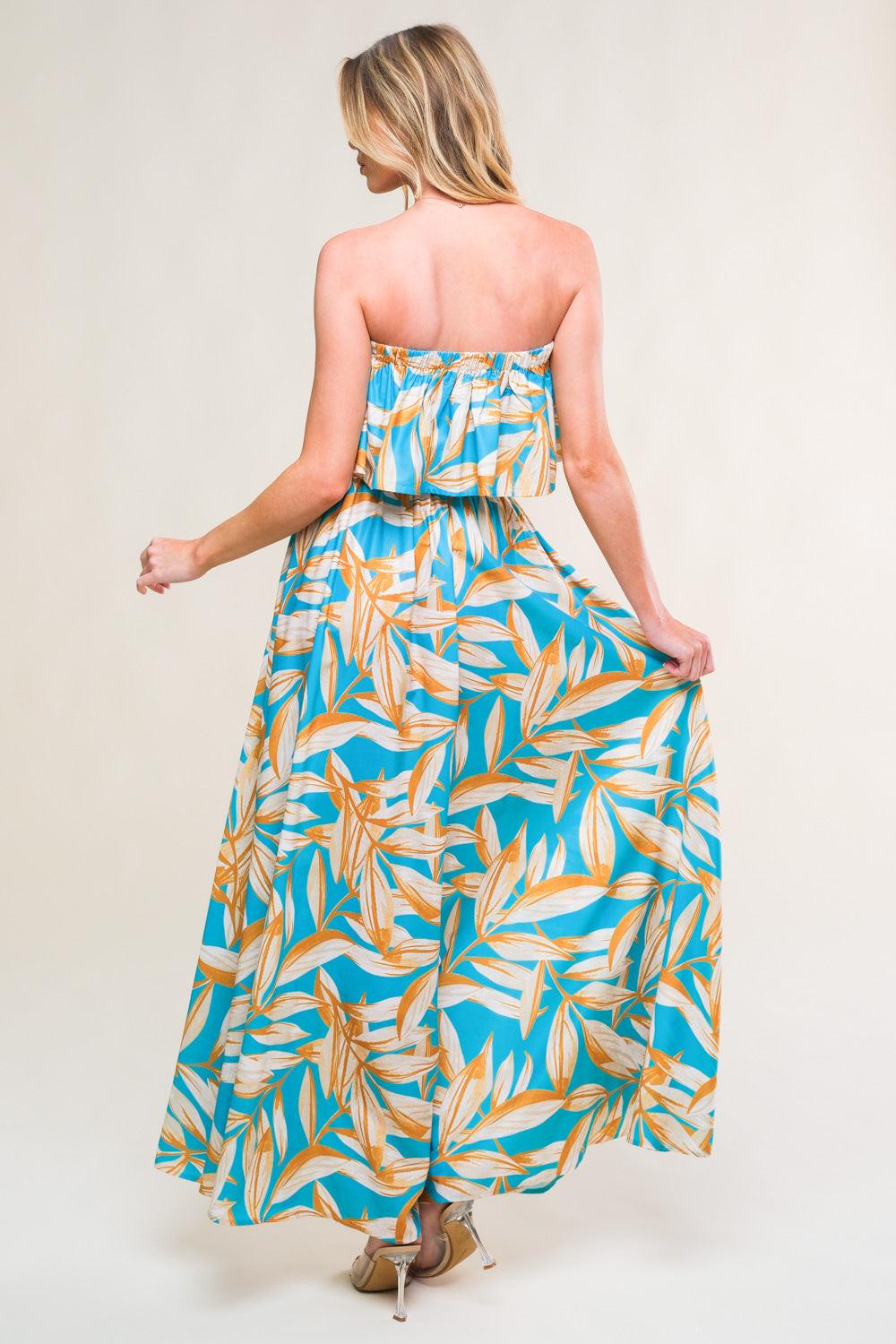 Blossom in Time Woven Midi Dress from KADOU Boutique