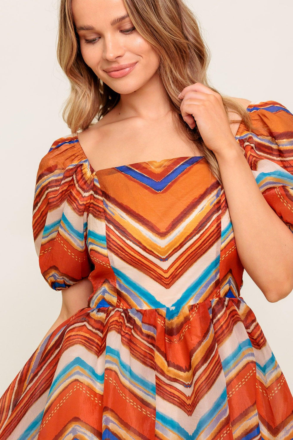 Bright Personality Woven Midi Dress from KADOU Boutique