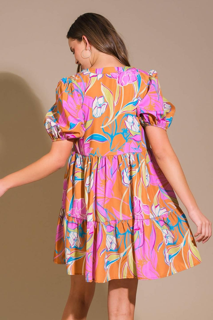 Momentous Cuteness Woven Mini Dress from KADOU Boutique