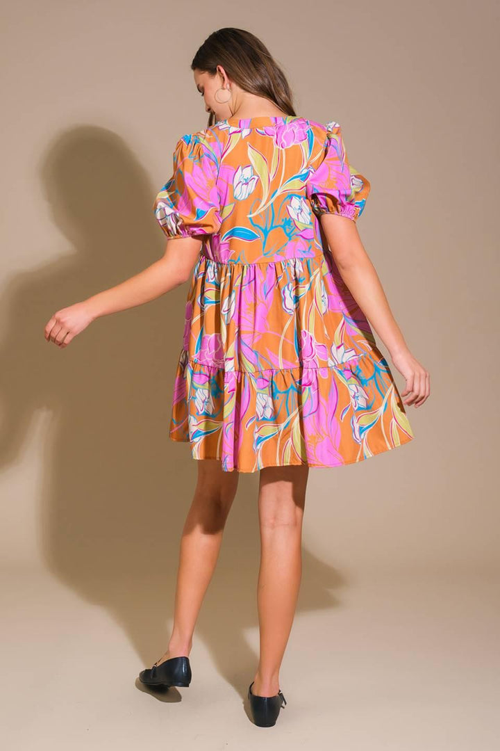 Momentous Cuteness Woven Mini Dress from KADOU Boutique