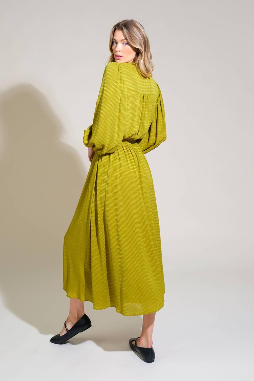 Love Like Ours Woven Midi Dress from KADOU Boutique
