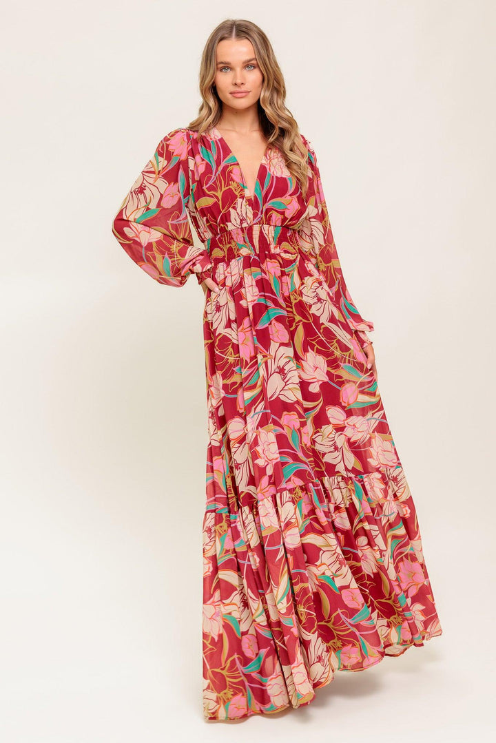 Amazing Presence Woven Maxi Dress from KADOU Boutique