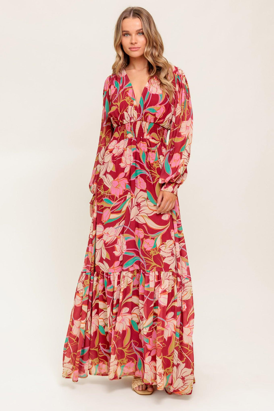 Amazing Presence Woven Maxi Dress from KADOU Boutique