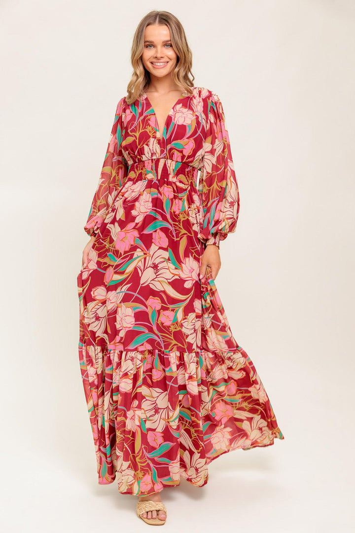 Amazing Presence Woven Maxi Dress from KADOU Boutique