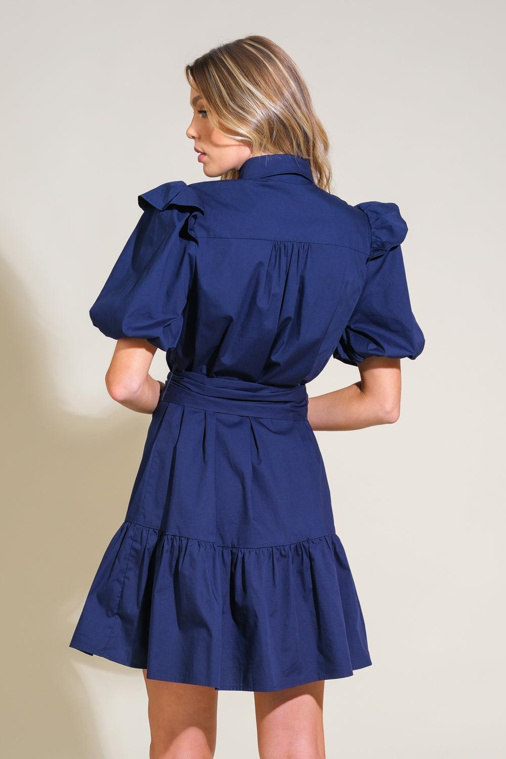 Iridescent Dream Woven Mini Dress from KADOU Boutique