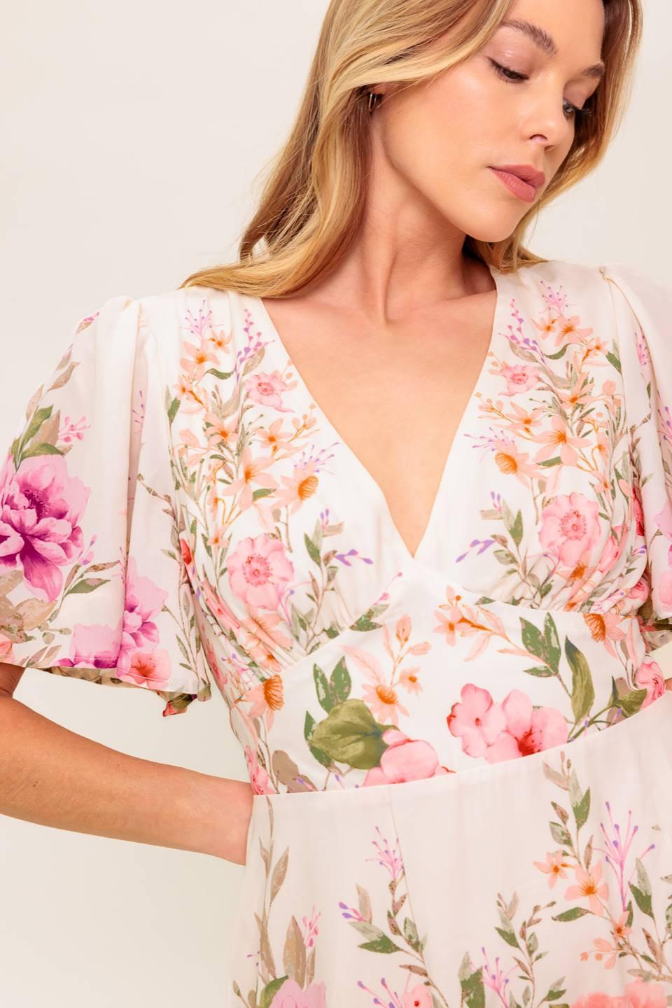 The World Awaits Light Pink Woven Mini Dress from KADOU Boutique