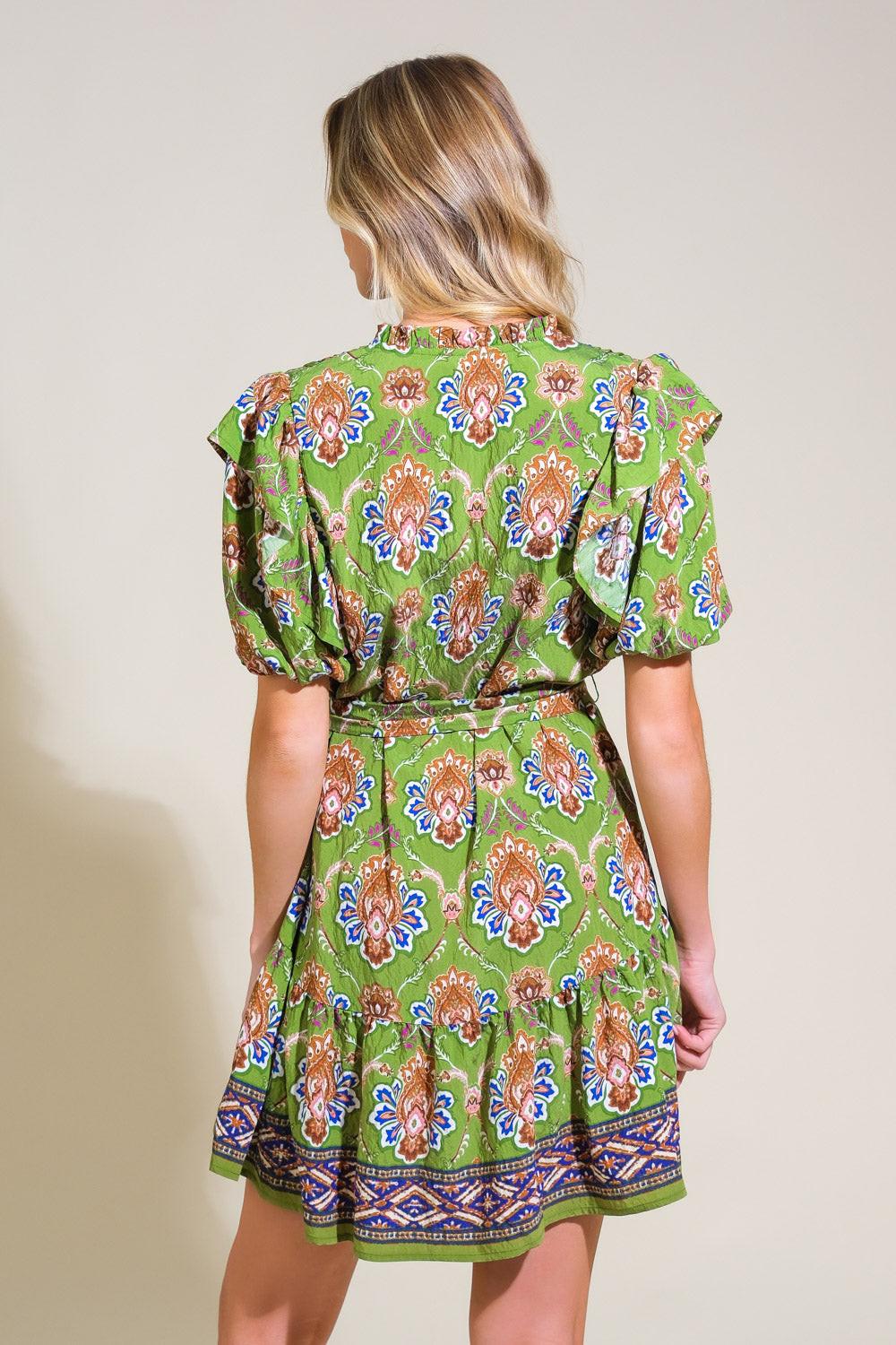 Pure Serenity Woven Mini Dress from KADOU Boutique