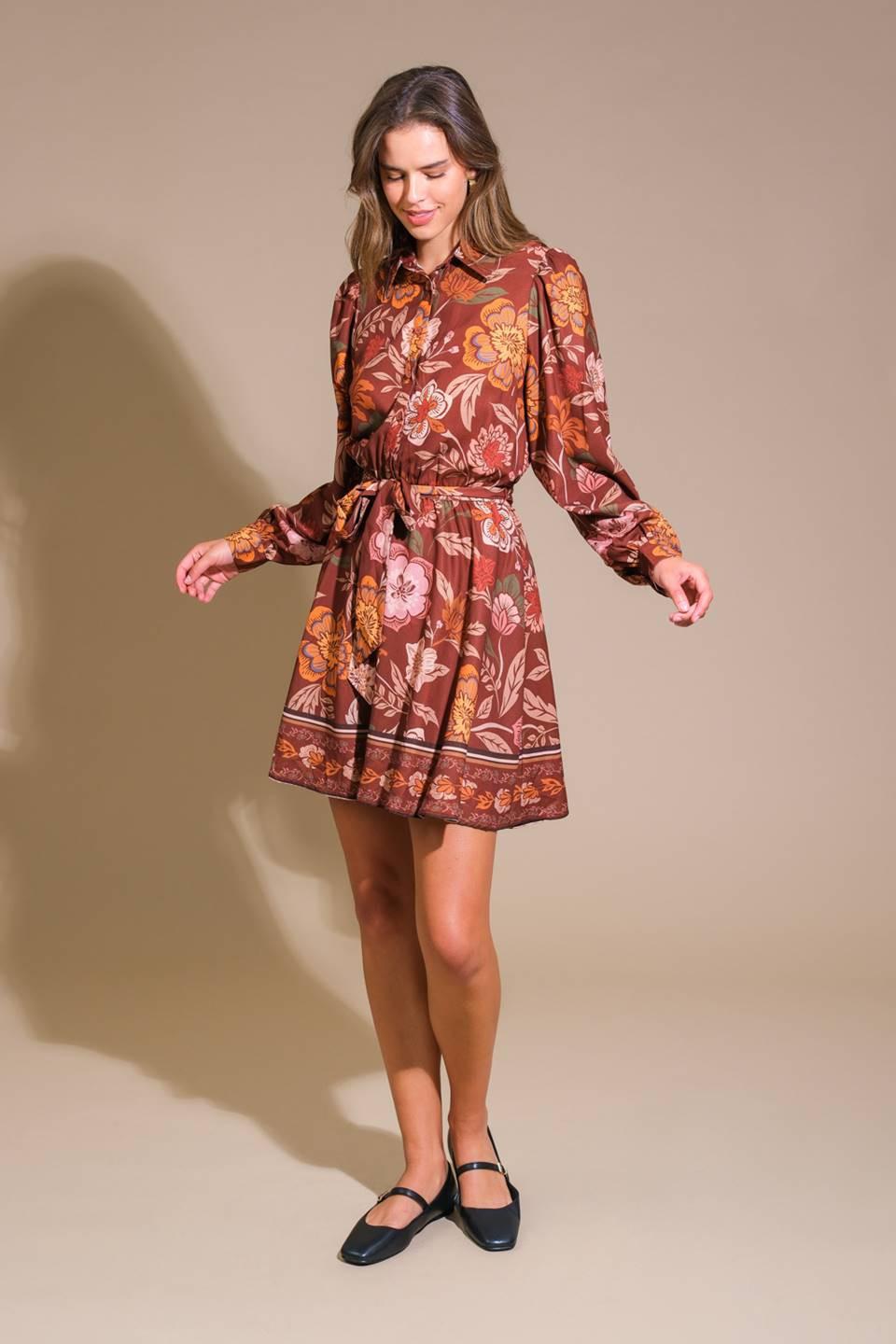 Desert Dawn Woven Mini Dress from KADOU Boutique