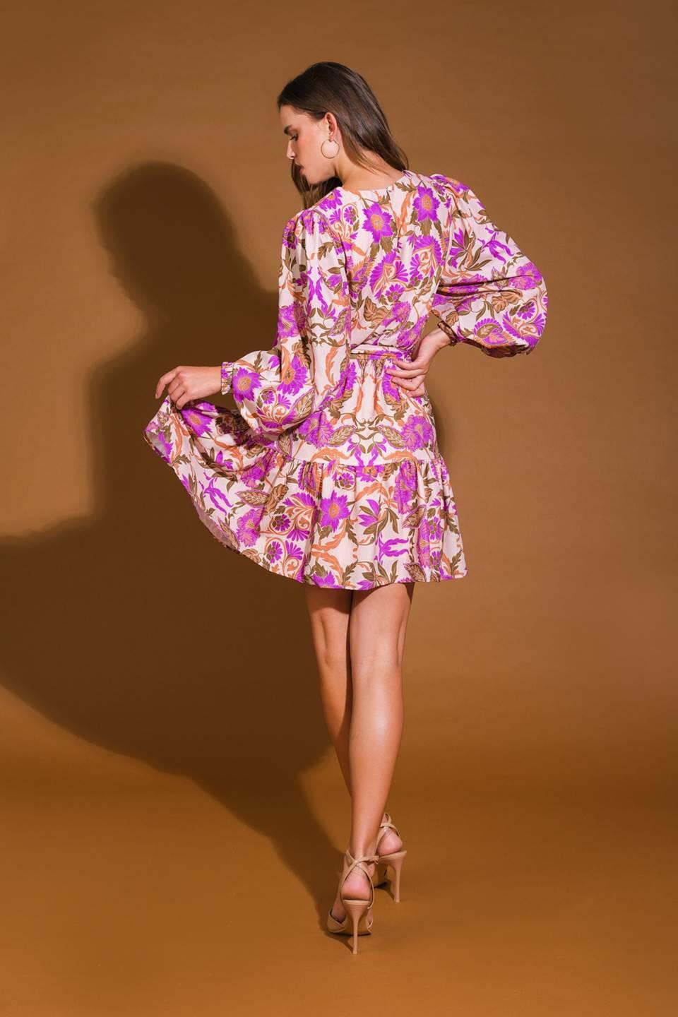 Blissful Strolls Woven Mini Dress from KADOU Boutique