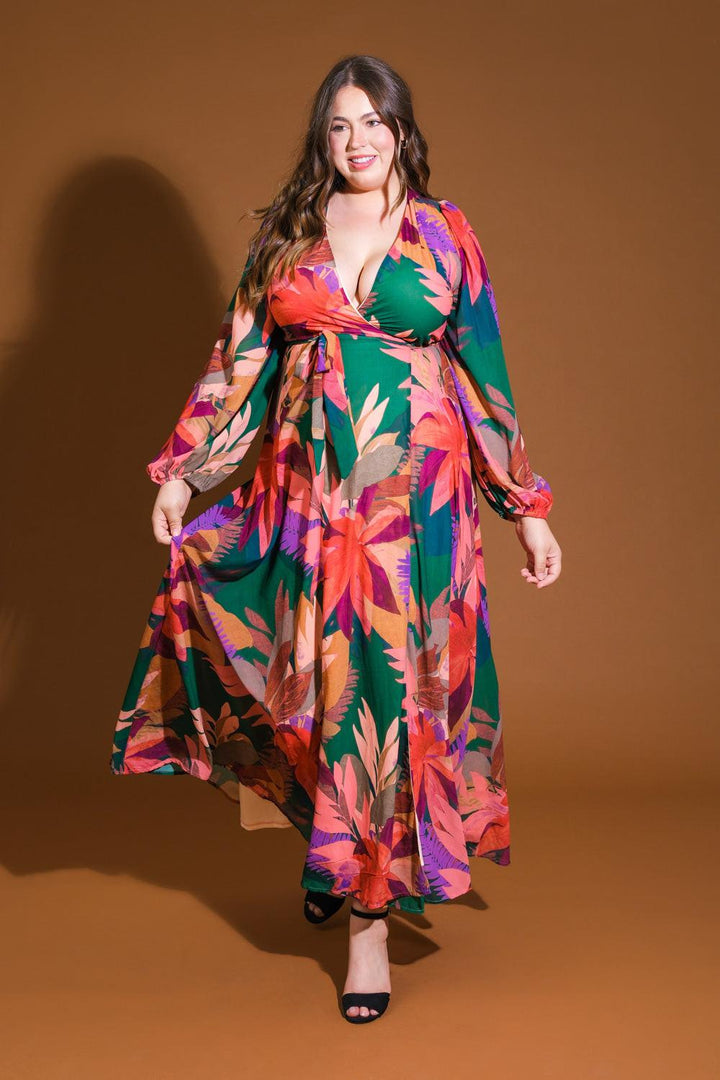 Honey Hug Woven Maxi Dress from KADOU Boutique