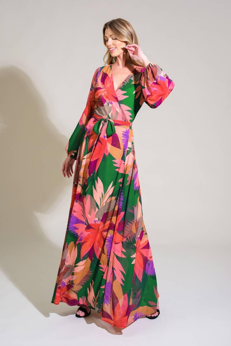 Honey Hug Woven Maxi Dress from KADOU Boutique