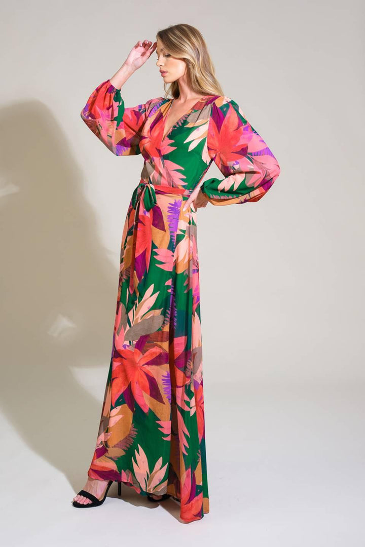 Honey Hug Woven Maxi Dress from KADOU Boutique