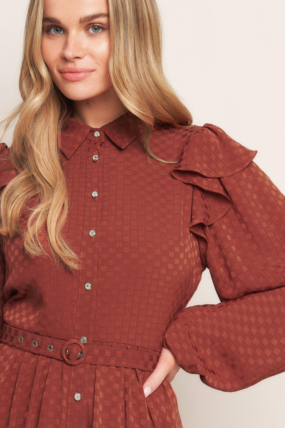 Call It Love Woven Mini Dress from KADOU Boutique