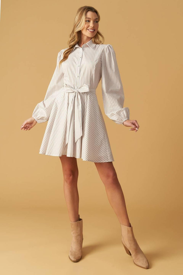 BEAUTY &amp; STYLE WOVEN MINI DRESS