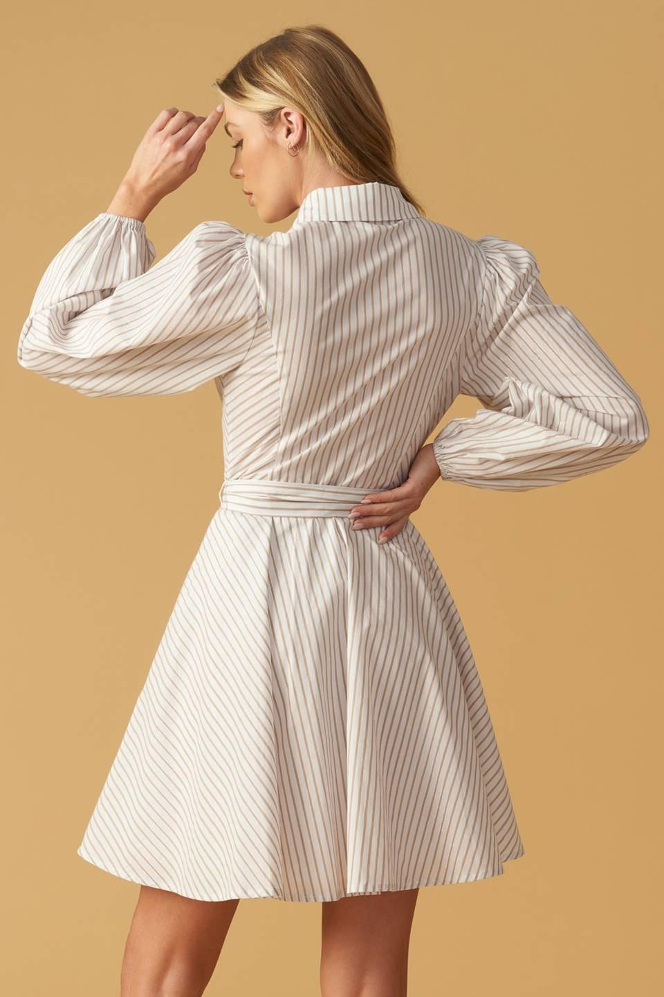 BEAUTY &amp; STYLE WOVEN MINI DRESS