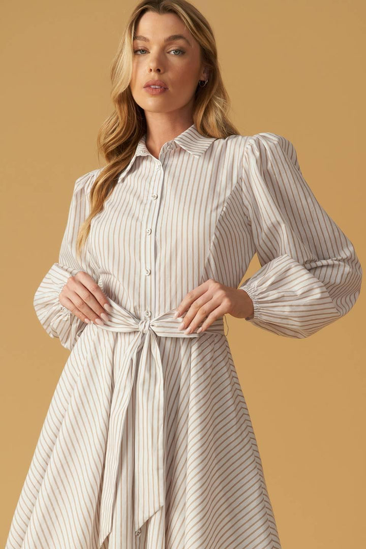 BEAUTY &amp; STYLE WOVEN MINI DRESS