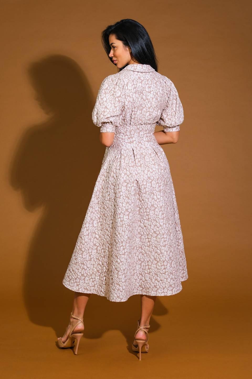 Perfect Vision Woven Midi Dress from KADOU Boutique