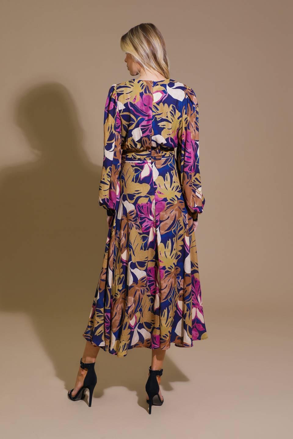 Lost in Your Eyes Woven Midi Dress from KADOU Boutique
