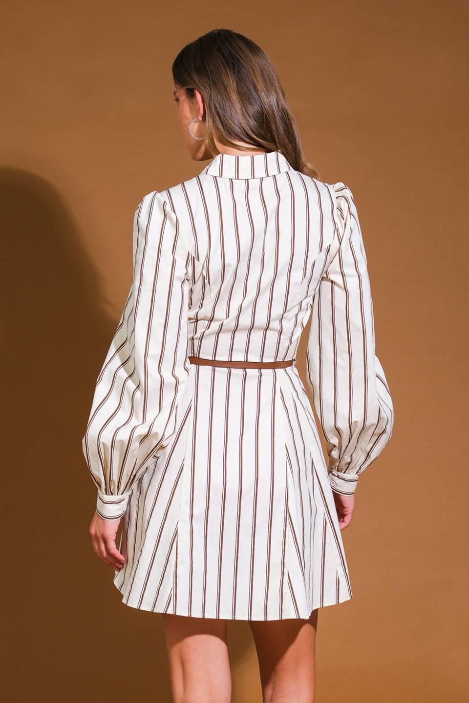 Lucky to Have You Woven Mini Dress from KADOU Boutique