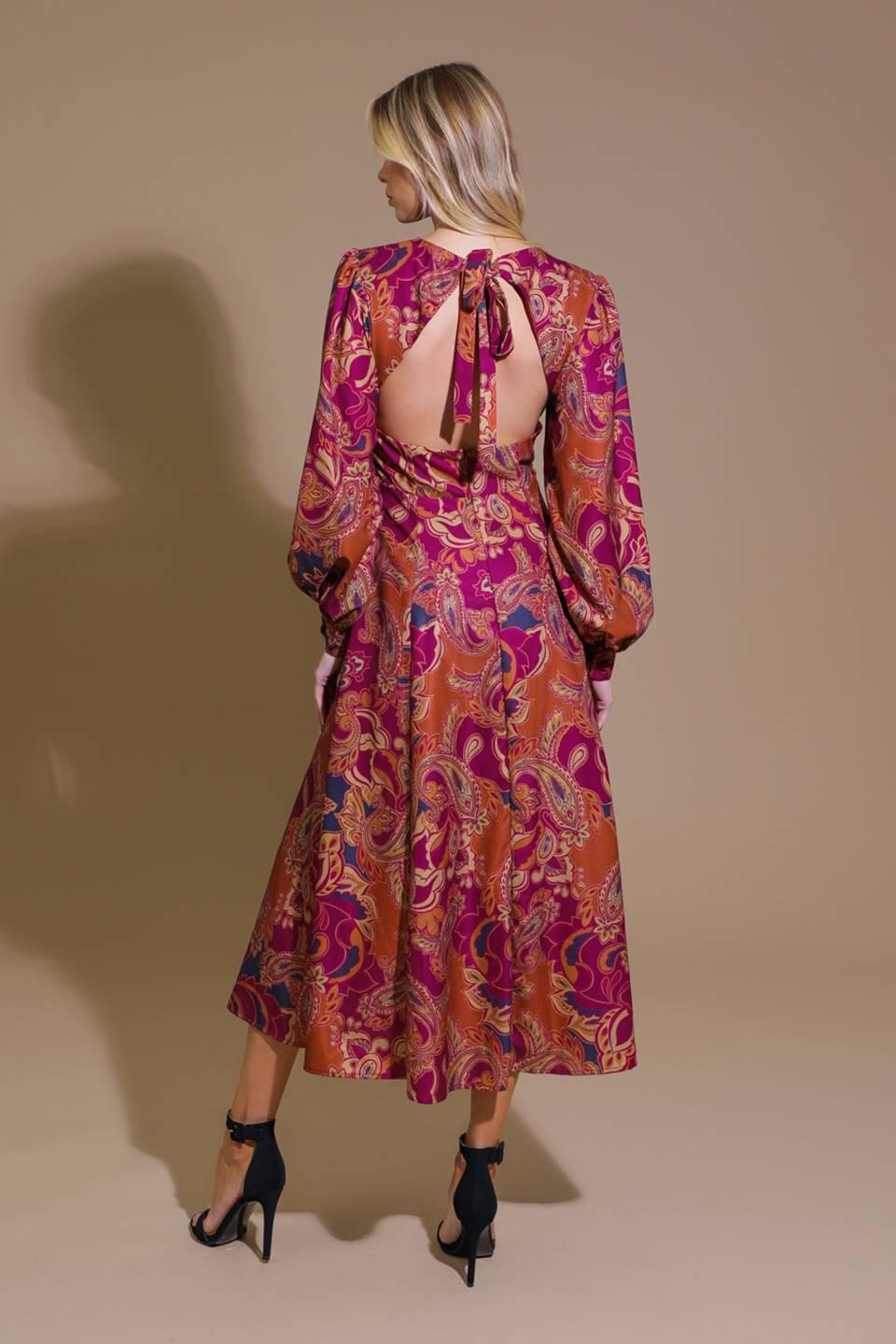 Forevermore Woven Midi Dress from KADOU Boutique
