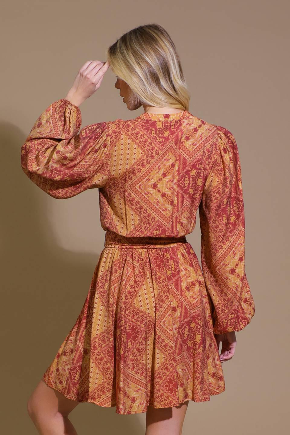 Deeply Delightful Woven Mini Dress from KADOU Boutique
