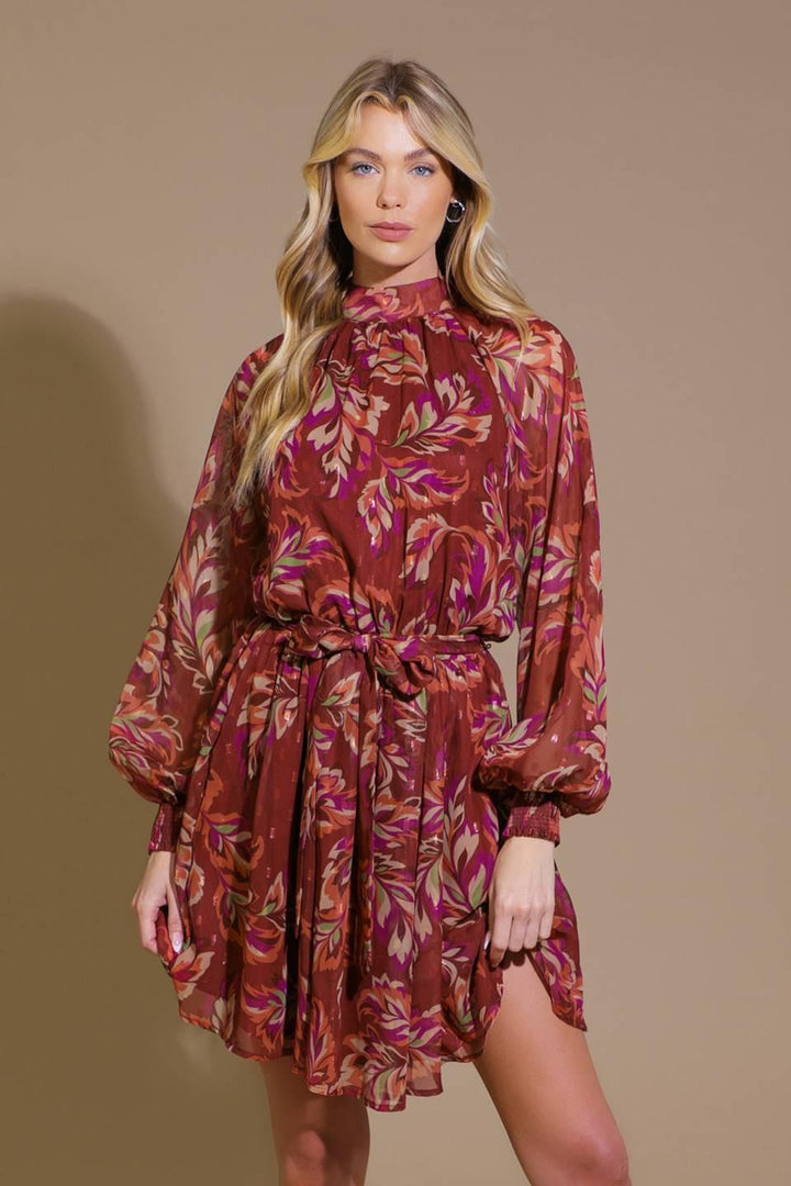 Artistic Essence Woven Mini Dress from KADOU Boutique