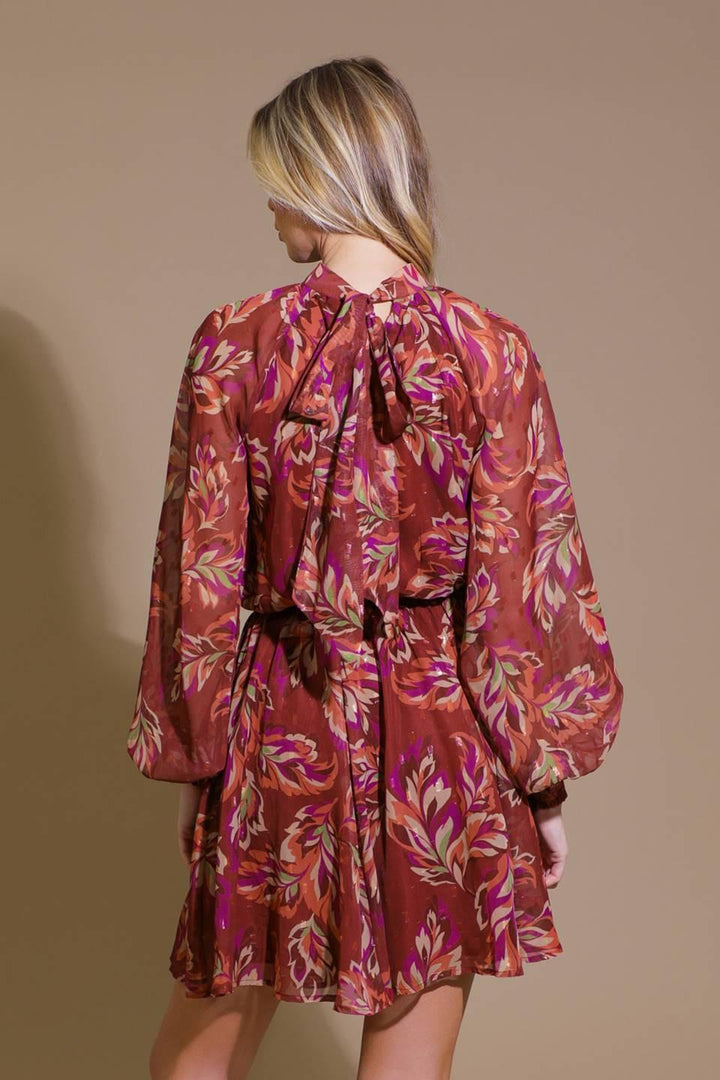 Artistic Essence Woven Mini Dress from KADOU Boutique