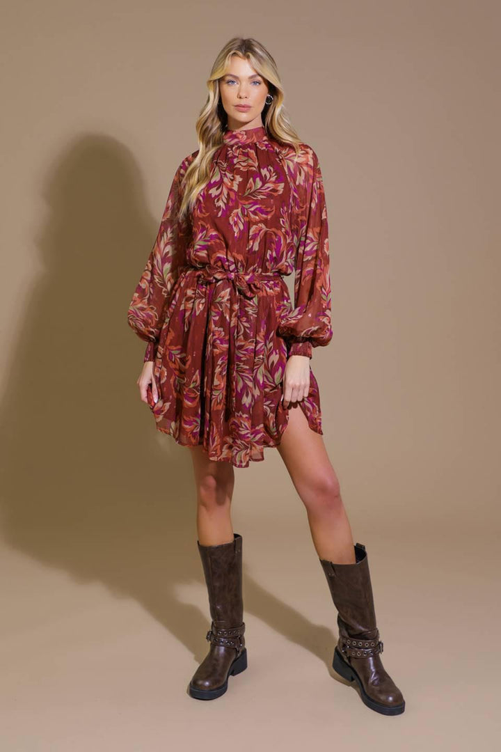 Artistic Essence Woven Mini Dress from KADOU Boutique
