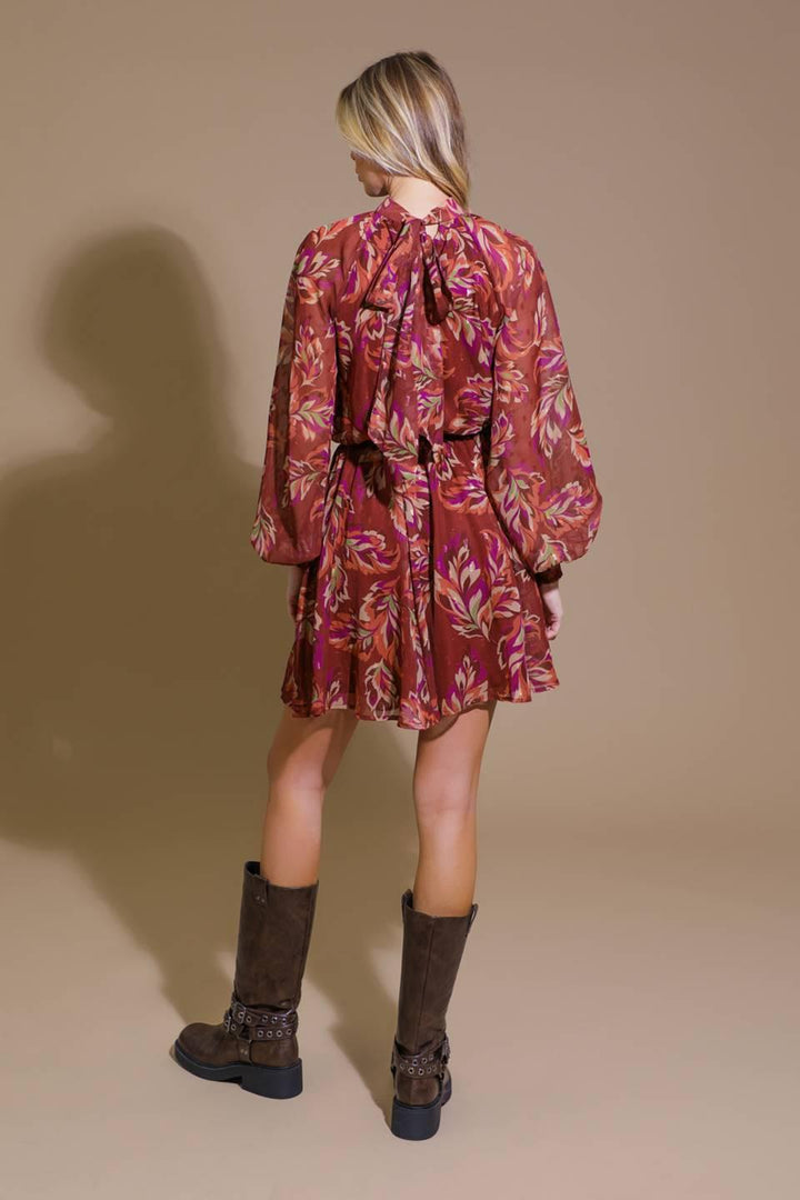 Artistic Essence Woven Mini Dress from KADOU Boutique