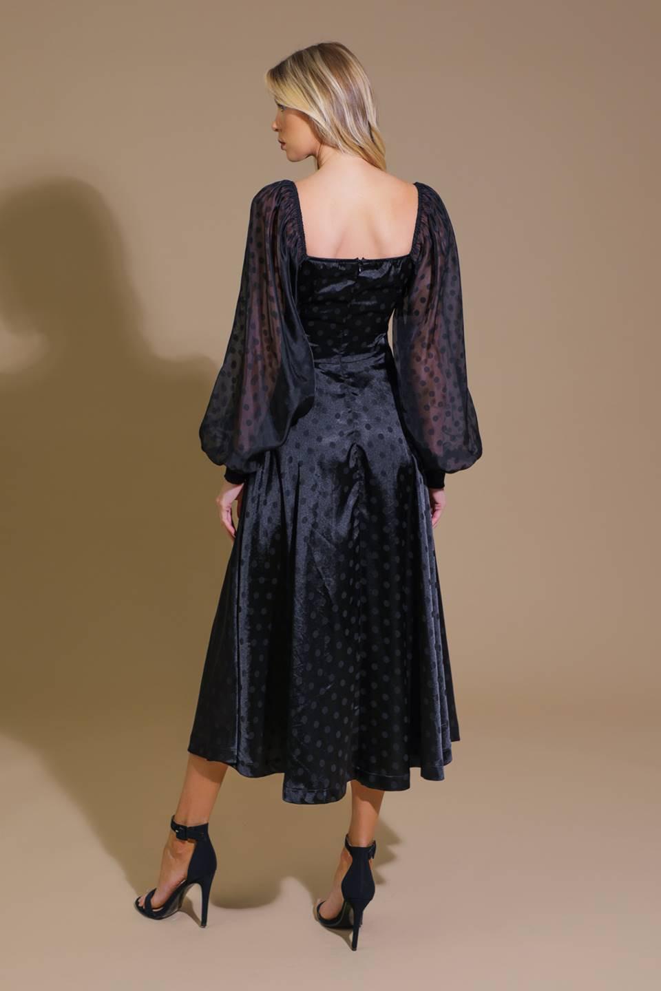Luminous Vibes Woven Midi Dress from KADOU Boutique