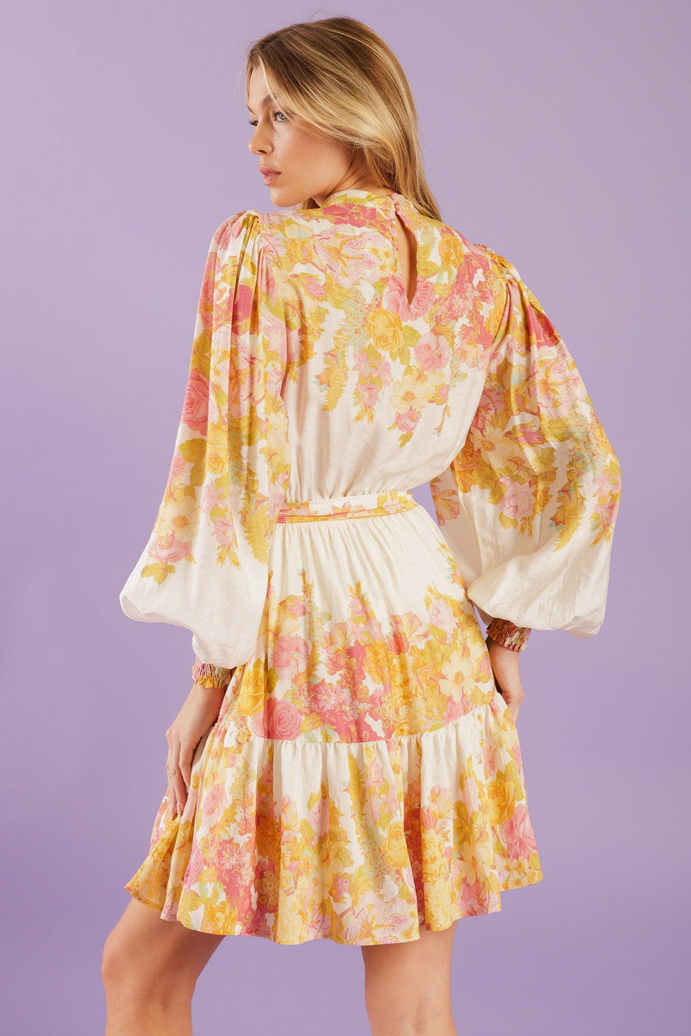 Go Get It Pink Woven Mini Dress from KADOU Boutique
