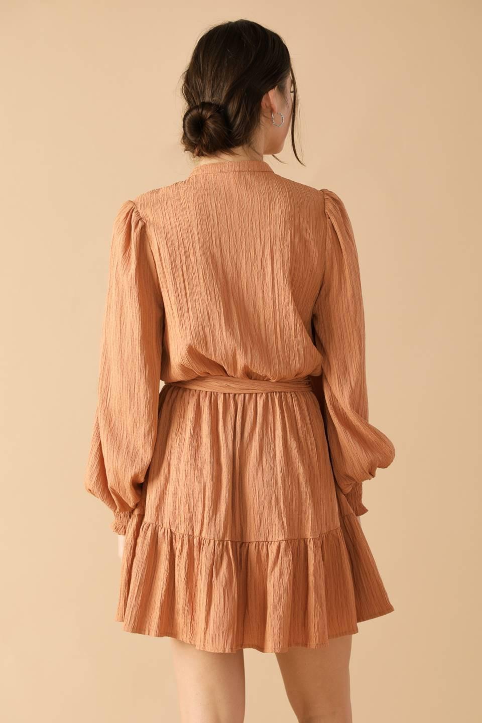 Wandering Mind Woven Mini Dress from KADOU Boutique