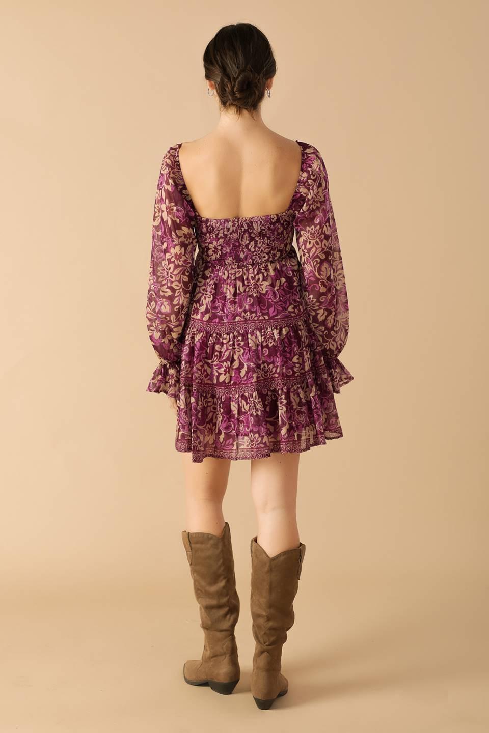 Serene Radiance Woven Mini Dress from KADOU Boutique