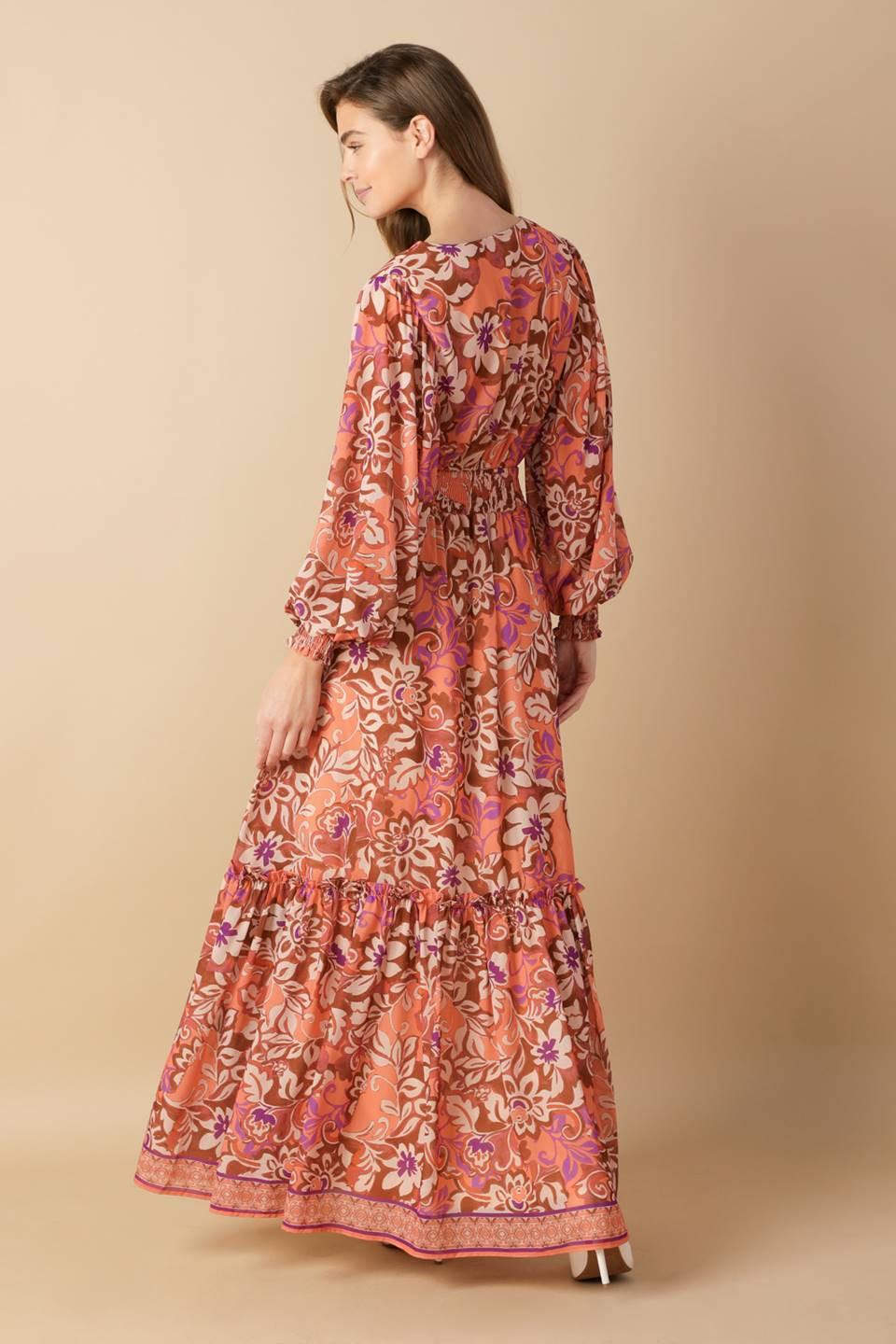 Whispering Willows Woven Maxi Dress from KADOU Boutique