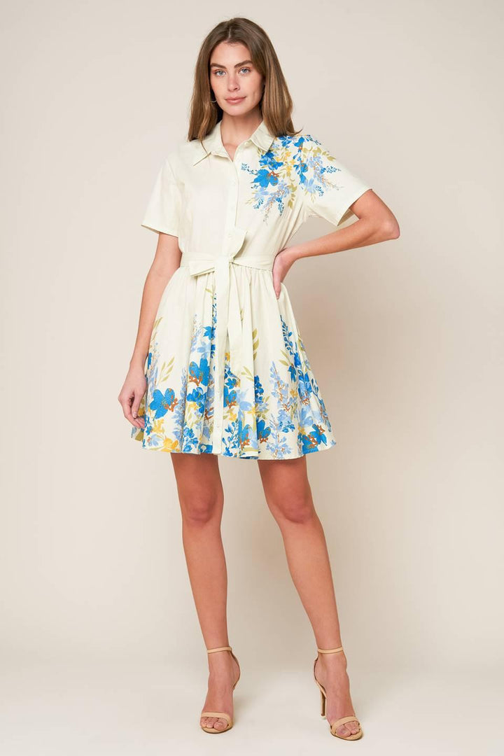 Always Remarkable Woven Mini Dress from KADOU Boutique